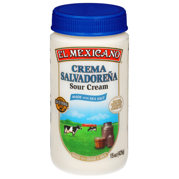 Other Creams & Cheeses El Mexicano Sour Cream, Salvadorian Style hero