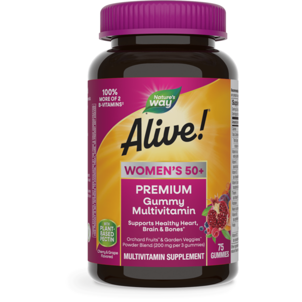 Vitamins & Minerals Nature's Way Alive!® Premium Womens 50+ Gummy Multivitamin hero