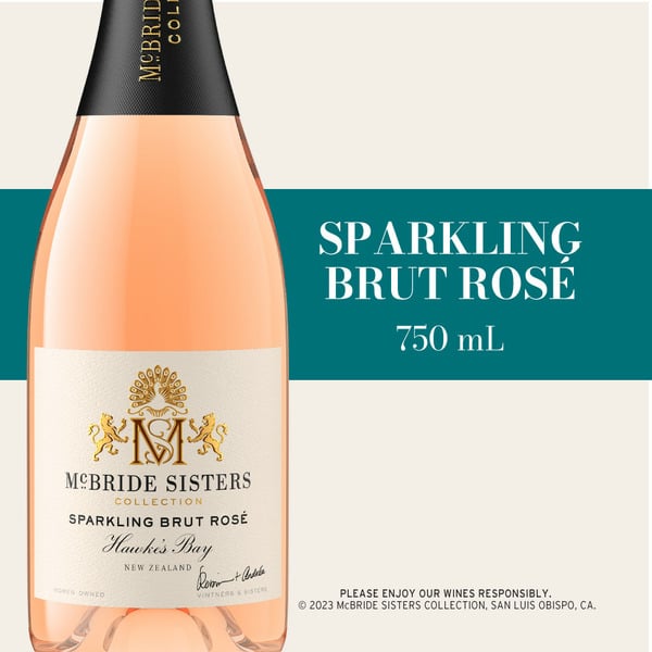 Sparkling Wine McBride Sisters Collection Brut Rosé, Hawke's Bay, New Zealand hero