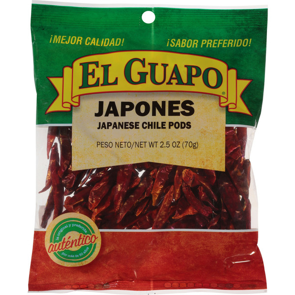 Latino Foods El Guapo® Whole Japanese Chili Peppers (Chile Japones Entero) hero