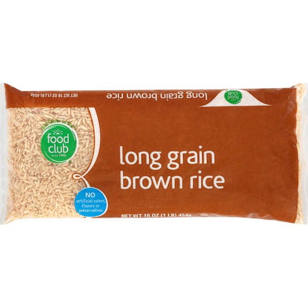 Bulk Grains, Rice & Dried Beans Food Club Brown Rice, Long Grain hero