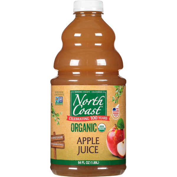 Juice & Nectars North Coast Organic Juice, Organic, Apple hero