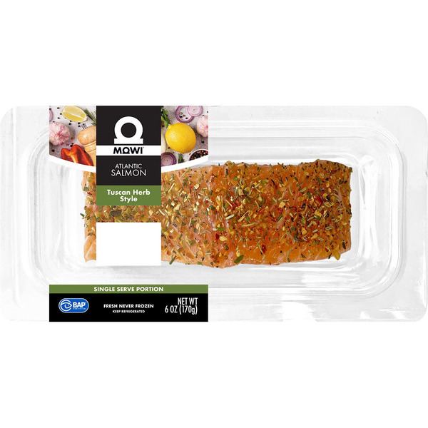 Packaged Seafood Mowi Tuscan Herb Atlantic Salmon hero