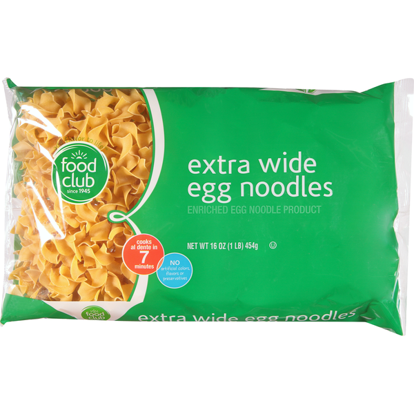 Dry Pasta Food Club Egg Noodles, Extra Wide hero