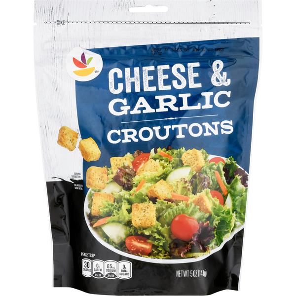 Salad Dressing & Toppings Store Brand Croutons, Cheese & Garlic hero