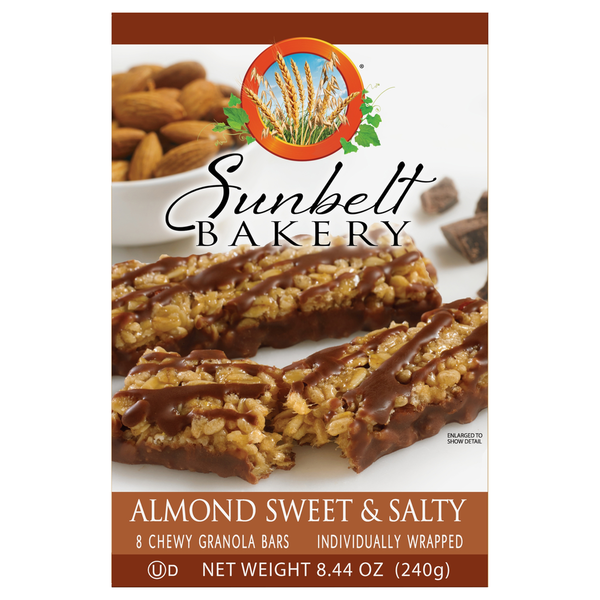 Energy & Granola Bars Sunbelt Bakery Granola Bars, Almond Sweet & Salty, Chewy hero