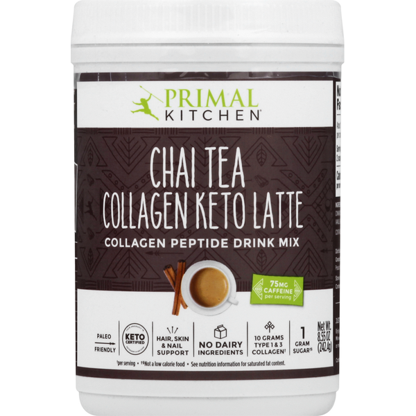 Dietary Supplements Primal Kitchen Collagen Keto Latte Drink Mix, Chai Tea hero