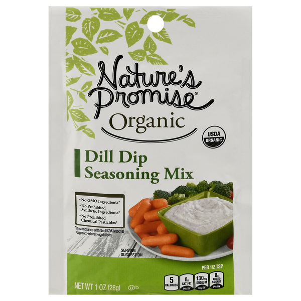 Salad Dressing & Toppings Nature's Promise Organic Seasoning Dip Dill hero