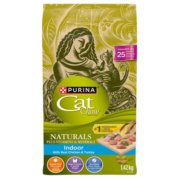 Prepared Meals Purina Cat Chow Naturals Indoor with Real Chicken & Turkey hero