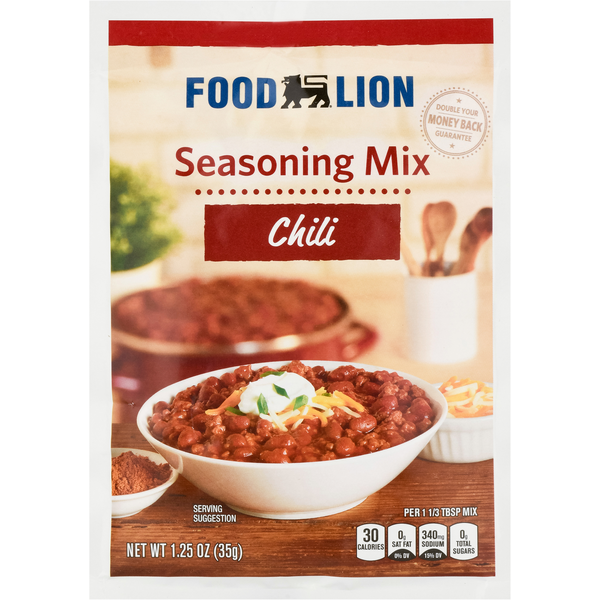 Spices & Seasonings Food Lion Seasoning Mix, Chili hero