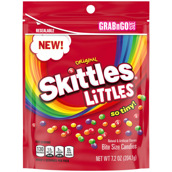 Candy & Chocolate Skittles Littles Original Chewy Candy Grab N Go Resealable hero