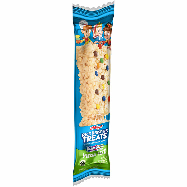 Bars Rice Krispies Treats Mega Bars Marshmallow Snack Bars, Kids Snacks, Big Bars, Rainbow hero