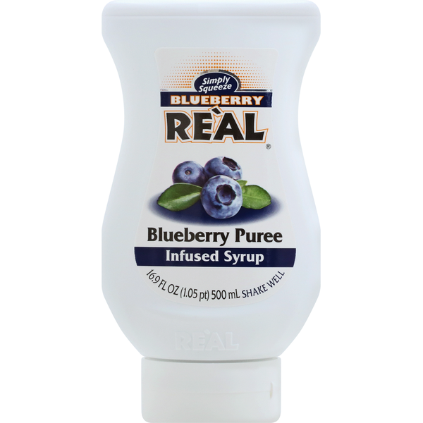 Honeys, Syrups & Nectars Real Infused Syrup, Blueberry Puree hero