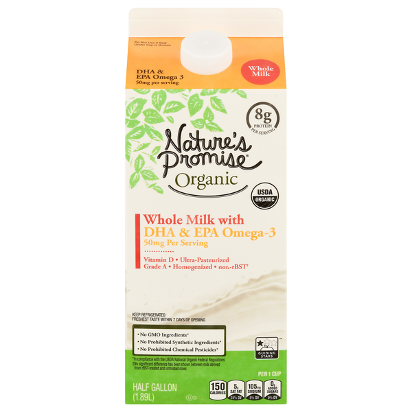 Milk, Soy & Lactose Free Nature's Promise Whole Milk hero