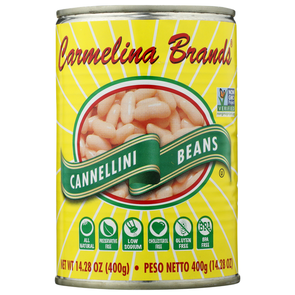 Canned & Jarred Vegetables Carmelina Brands Italian Cannellini (White) Beans hero