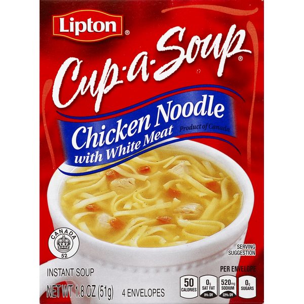 Soup, Broth & Bouillon Lipton Instant Soup Chicken Noodle hero