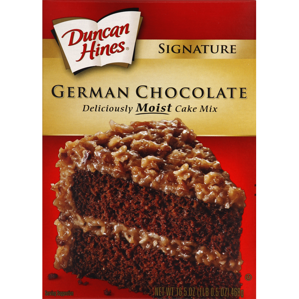 Doughs, Gelatins & Bake Mixes Duncan Hines Cake Mix, German Chocolate hero