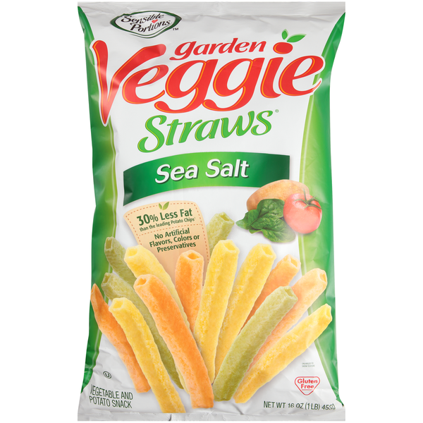 Fruit & Vegetable Snacks Sensible Portions Sea Salt Vegetable & Potato Snack hero