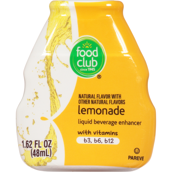 Cocoa & Drink Mixes Food Club Liquid Beverage Enhancer, Lemonade hero