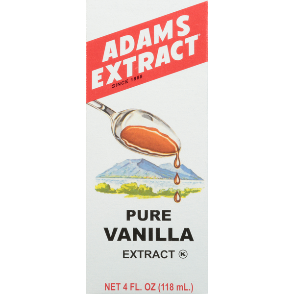 Baking Ingredients Adams Extract Vanilla Extract, Pure hero