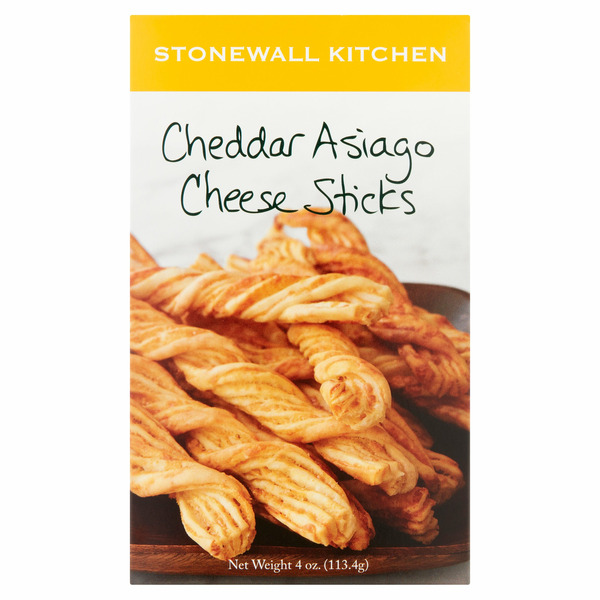 Crackers Stonewall Kitchen Cheddar Asiago Cheese Sticks hero