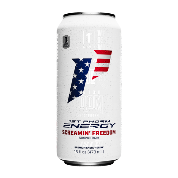 1st Phorm Screamin' Freedom Premium Energy Drink hero