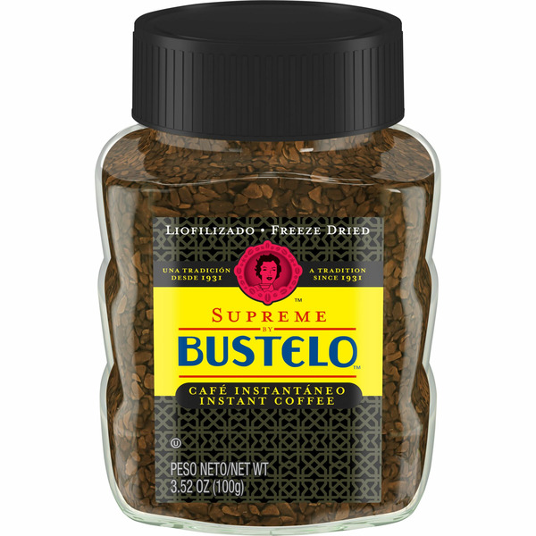 Coffee Grounds and Whole Beans Café Bustelo Instant Coffee hero