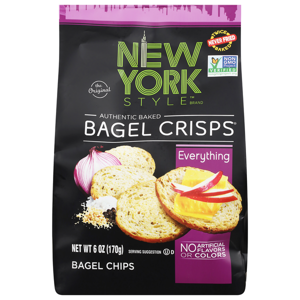 Bakery Desserts New York Style Bagel Chips, Everything hero