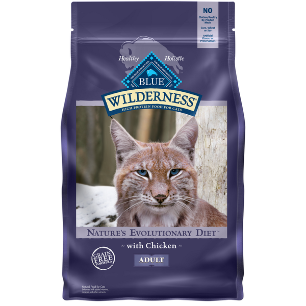 Blue Buffalo Wilderness High Protein, Natural Adult Dry Cat Food, Chicken hero