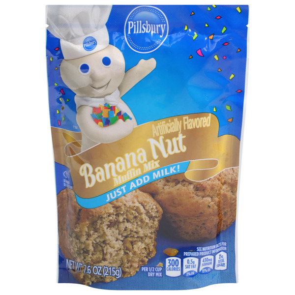 Baking Supplies & Decor Pillsbury Banana Nut Muffin Mix hero