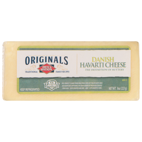 Specialty Cheeses Dietz & Watson Cheese, Havarti, Danish hero