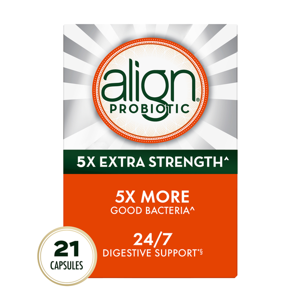 Digestion Align Extra Strength, 5X More Good Bacteria, Capsules hero