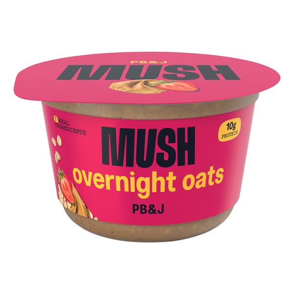 MUSH Overnight Oats, PB & J hero