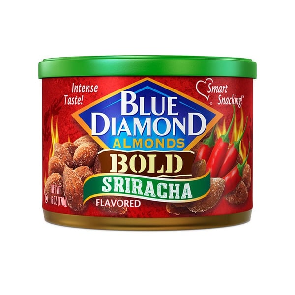 Back to School Blue Diamond Bold Siracha Flavored Almonds hero