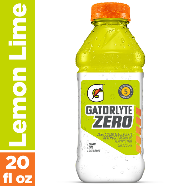 Energy & Sports Drinks Gatorlyte Electrolyte Beverage, Lemon Lime, Zero Sugar hero