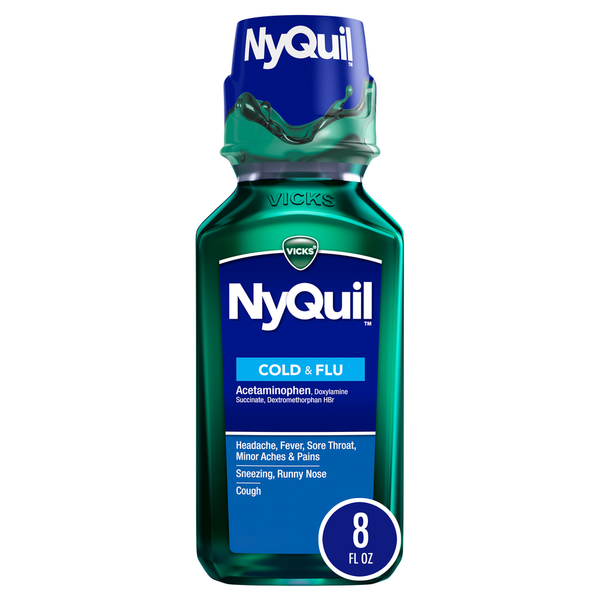 Cold, Flu & Allergy Vicks NyQuil Nighttime Cold, Cough & Flu Medicine hero