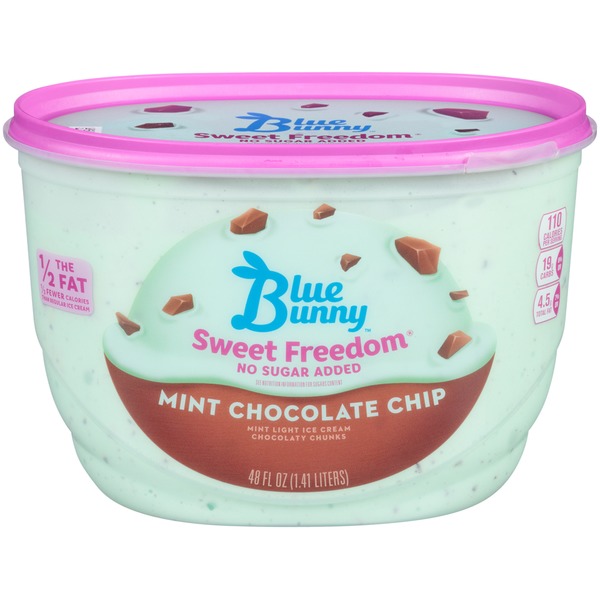 Ice Cream & Ice Blue Bunny Sweet Freedom Light Mint Chocolate Chip Ice Cream hero