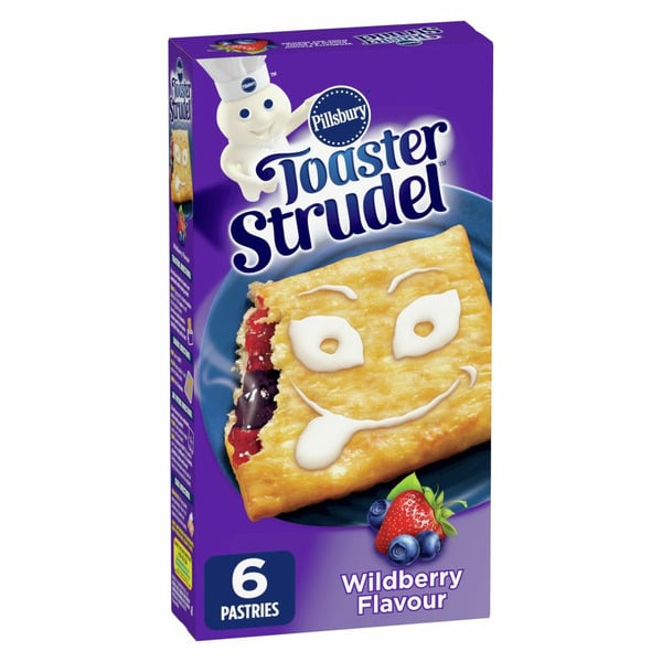 Breakfast Bars & Pastries Pillsbury Toaster Strudel Wildberry Pastries hero