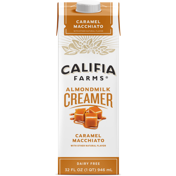 Soy & Lactose-Free Califia Farms Pecan Caramel Almondmilk Creamer hero