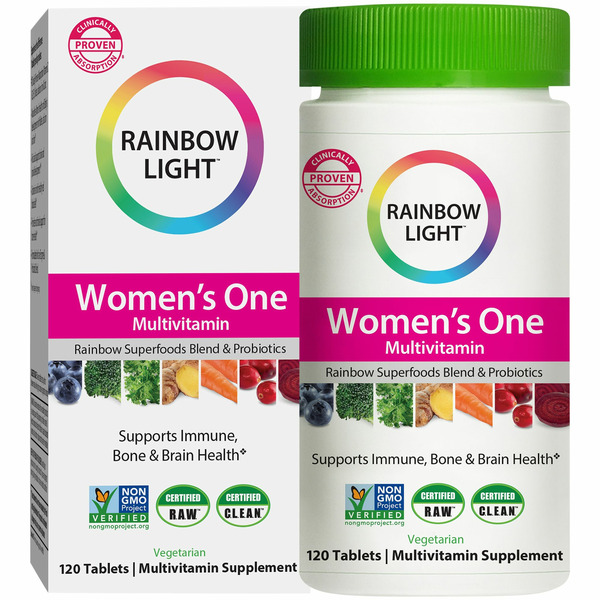 Women's Multivitamins Rainbow Light Women’s One High Potency Daily Multivitamin, Vegetarian, Gluten Free hero