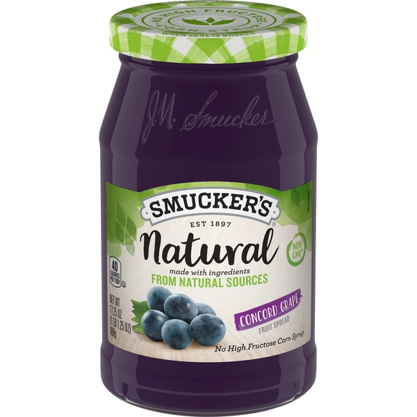 Spreads Smucker's Fruit Spread, Concord Grape hero