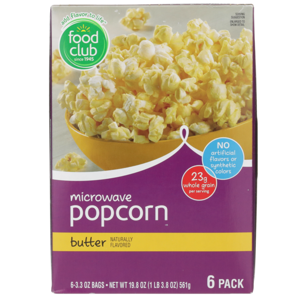 Popcorn & Jerky Food Club Butter Microwave Popcorn hero