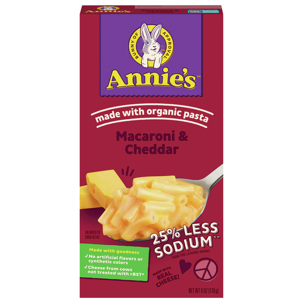 Instant Foods Annie's Macaroni & Cheddar hero