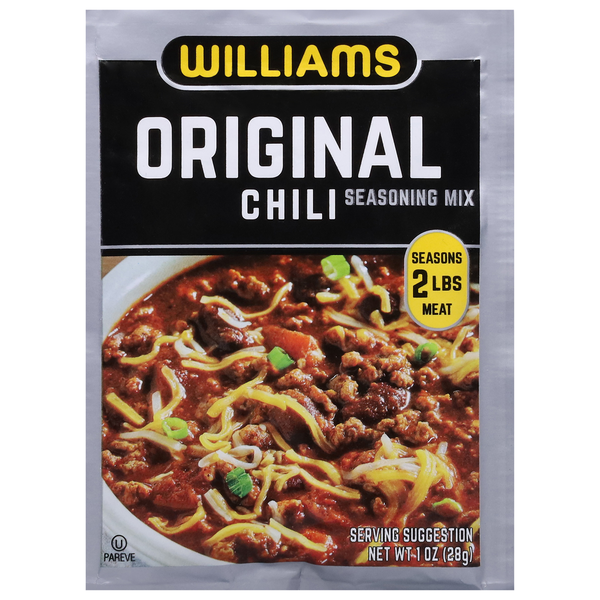 Spices & Seasonings Williams Seasoning Mix, Original Chili hero