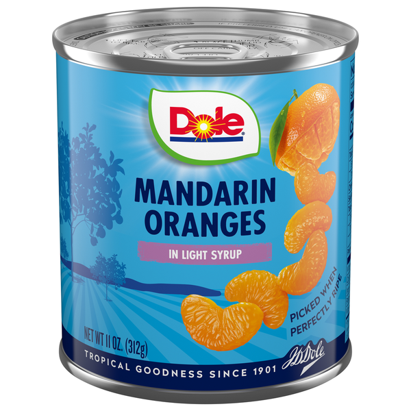 Canned Fruit & Applesauce Dole Mandarin Oranges hero