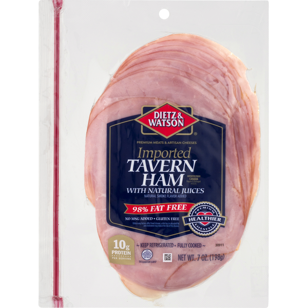 Lunch Meat Dietz & Watson Ham, Tavern, with Natural Juices, Imported hero