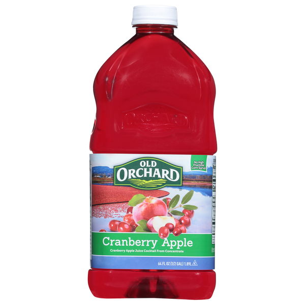 Juice & Nectars Old Orchard Juice Cocktail, Cranberry Apple hero