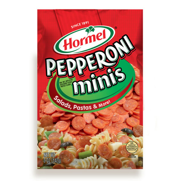 Lunch Meat HORMEL Pepperoni Pepperoni Minis hero