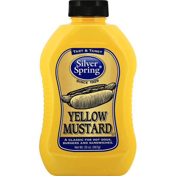 Condiments Silver Spring Mustard, Yellow hero