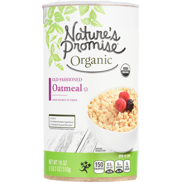 Hot Cereal & Pancake Mixes Nature's Promise Organic Old Fashioned Oatmeal hero